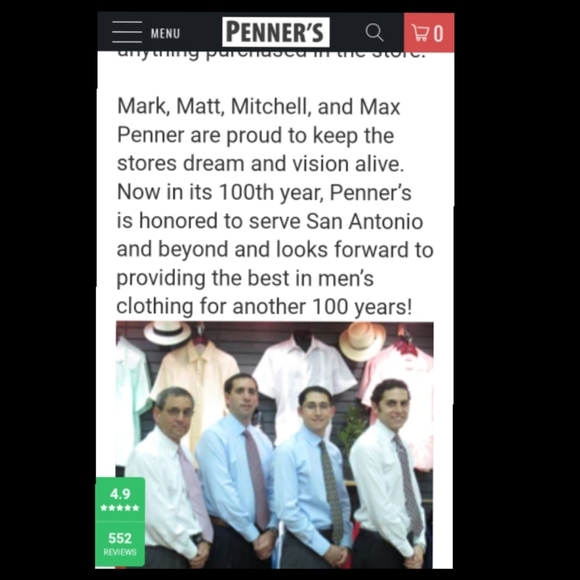 Penner's Men's Lt. Blue Sports Jkt/Blazer/Matts Internat'l Penner Exclusive - Picture 9 of 11